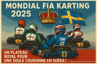 Mondial FIA Karting 2025 : le championnat du monde sur lâĂ
sum Ring en SuĂšde