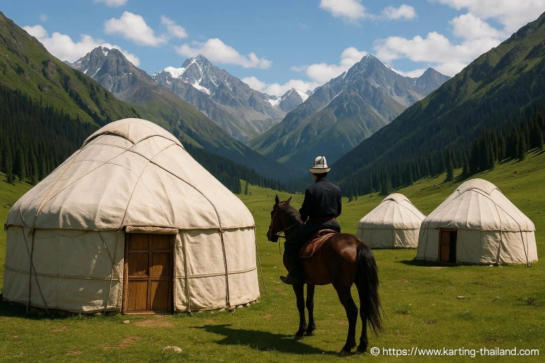 Kirghizistan : découvrir les yourtes et montagnes d’Asie centrale
