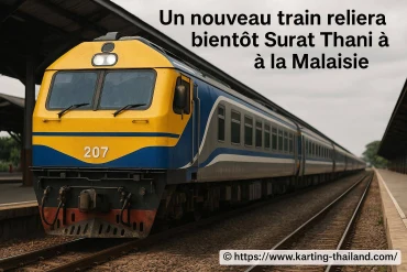 Un nouveau train reliera bientôt surat thani à la Malaisie
