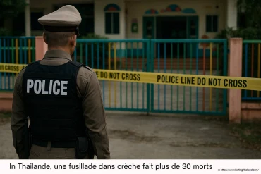 Fusillade meurtrière dans une crèche en thaïlande : plus de 30 morts