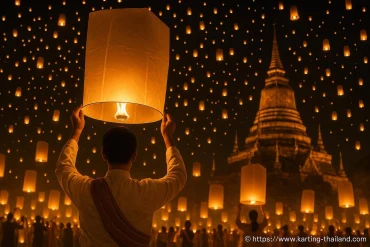 Où voir un lancer de lanterne en Thaïlande ?