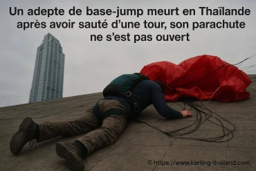 Un base-jumper meurt en thaïlande après un saut raté d'une tour