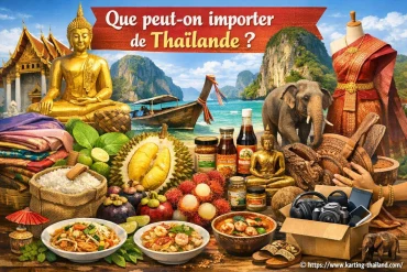Que peut-on importer de Thaïlande ?