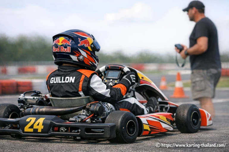 Aunis : louka guillon a rodé son nouveau karting avant les premières compétitions 2026