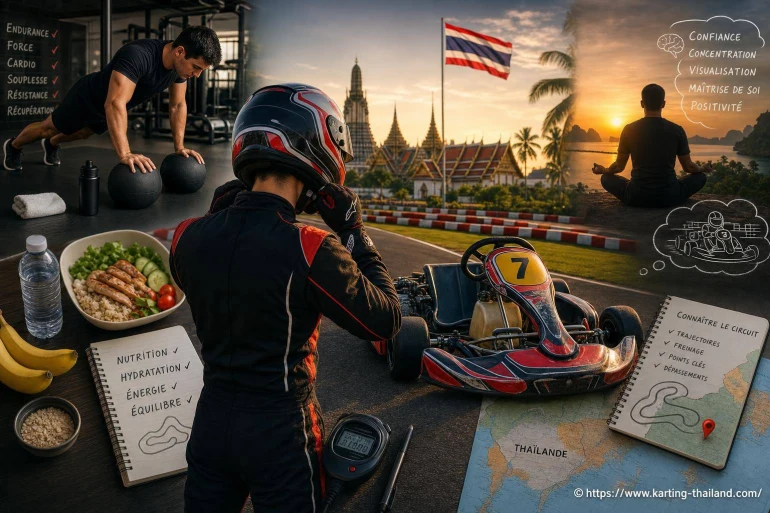 Comment se préparer physiquement et mentalement pour une compétition de karting amateur en Thaïlande ?