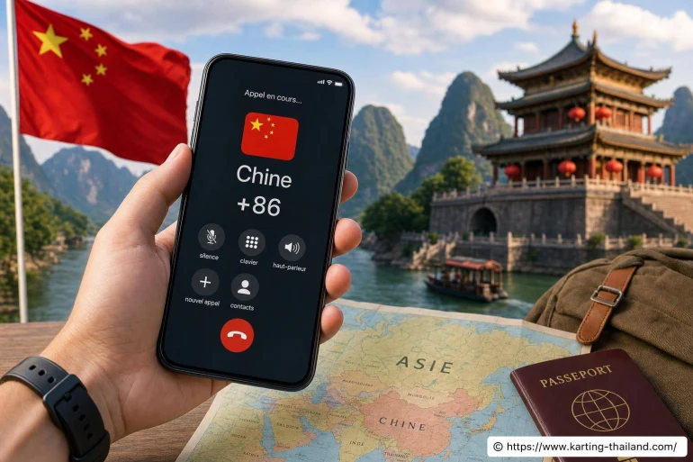 Appeler la Chine