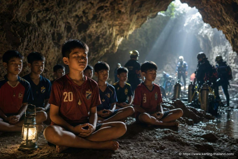 Les enfants thaïlandais coincés dans la grotte sont restés calmes grâce à la méditation