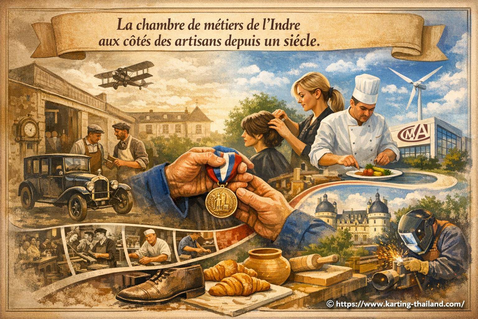 La chambre de métiers de l'indre accompagne les artisans depuis 100 ans