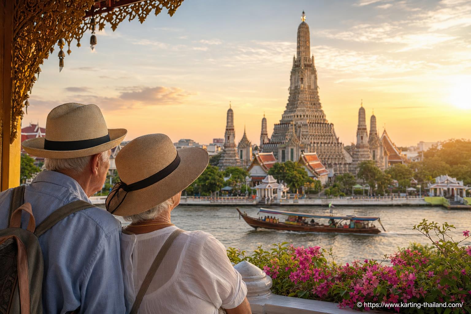 La thaïlande pour les aînés du club au fil des ans de coursan