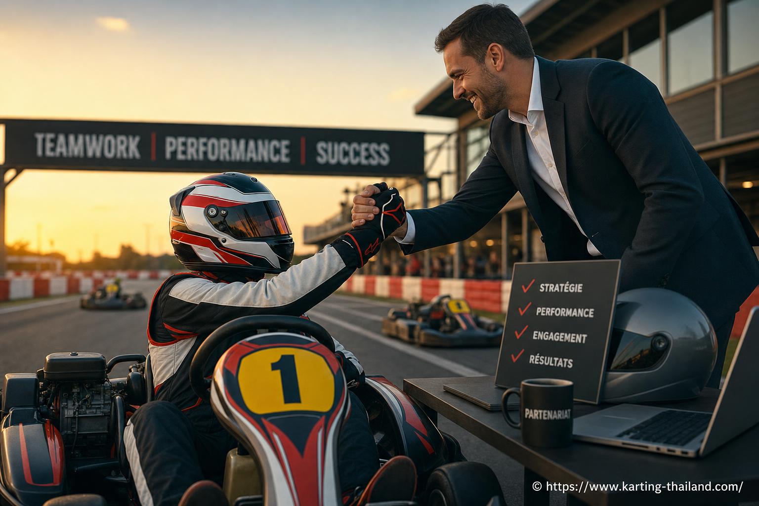 Karting et entreprise : créer du lien et développer les talents en normandie