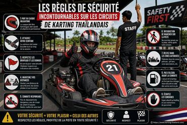 Les règles de sécurité incontournables sur les circuits de karting thaïlandais